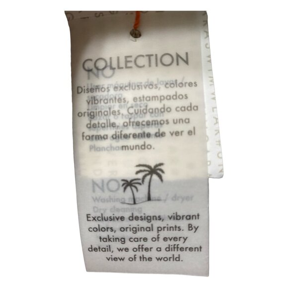 Zingara Swimwear 6 Bottom Blue White Lycra - Picture 11 of 13